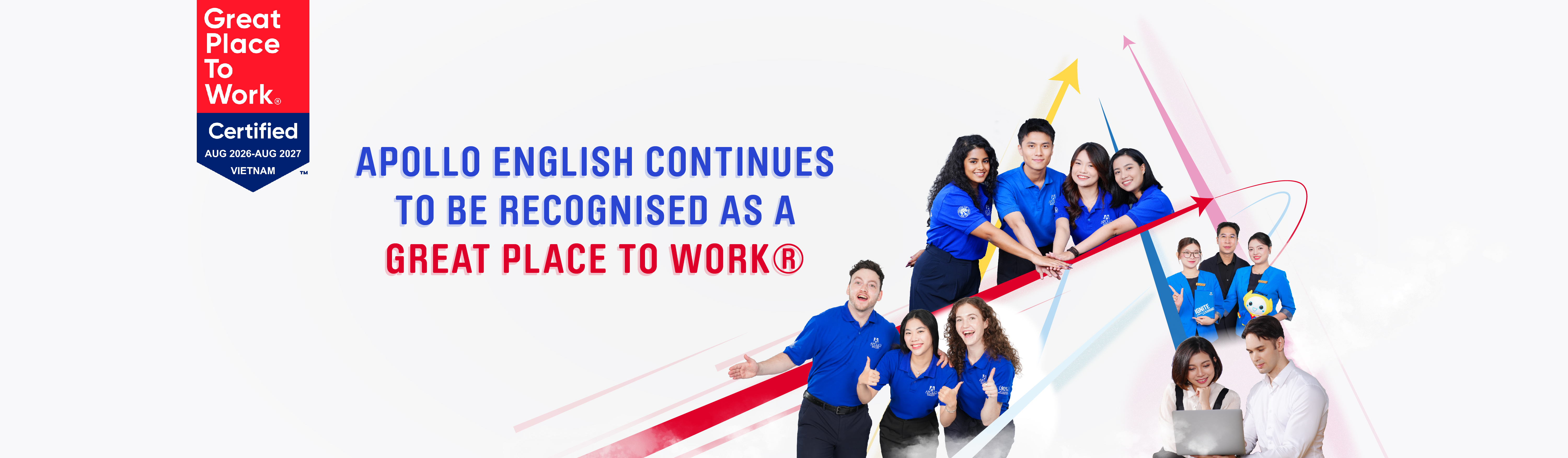 Apollo English Tiếp Tục Được Vinh Danh Là "Nơi Làm Việc Tuyệt Vời"